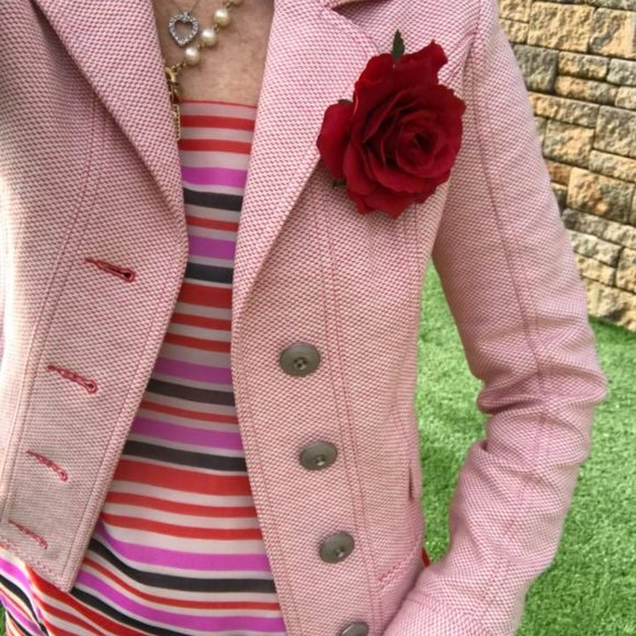 EUC CAbi Mod Stripe Banded Cami Tank #3448 - Picture 10 of 11